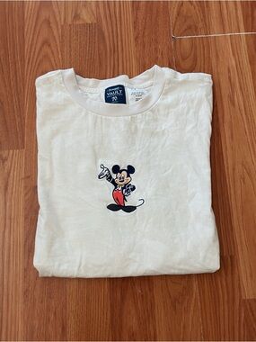 Mickey Mouse & Map T-Shirt for Women Disneyland 70th Anniversary Size S Disney